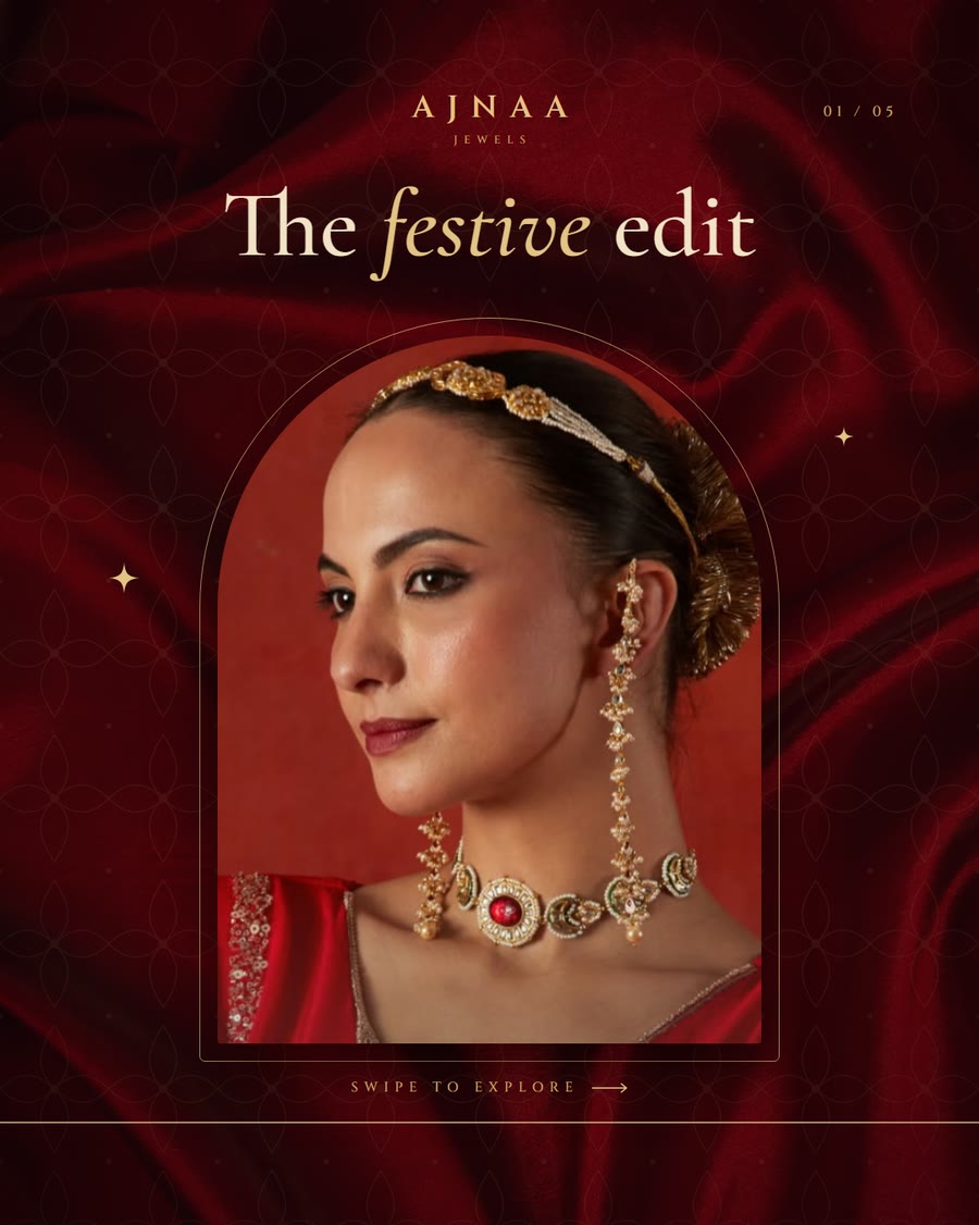 Carousel slide one: The festive edit.