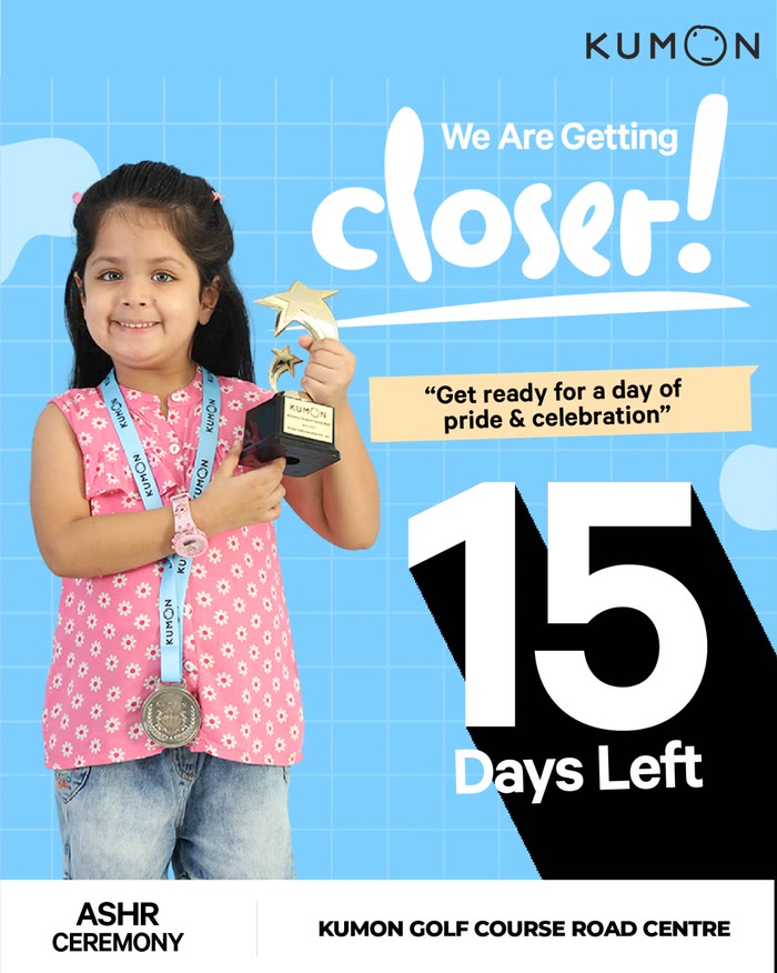 Countdown poster: We Are Getting Closer, 15 days left.