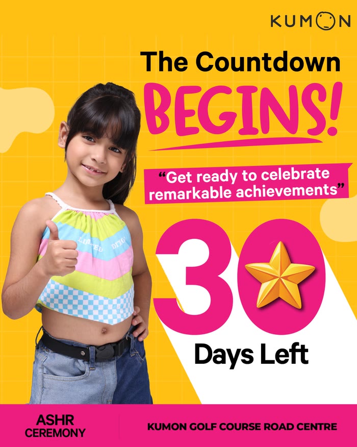Countdown poster: The Countdown Begins, 30 days left.