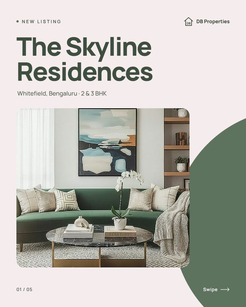 Skyline carousel slide one: The Skyline Residences.